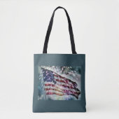 Fireworks-achtergrond Tote Bag (Voorkant)