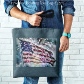 Fireworks-achtergrond Tote Bag