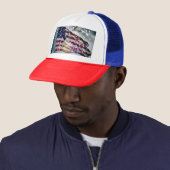 Fireworks-achtergrond Trucker Pet (In situ)