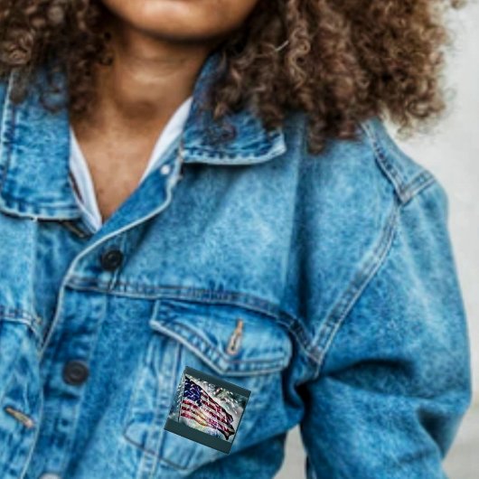 Fireworks-achtergrond Vierkante Button 5,1 Cm