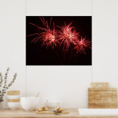 Fireworks-afdrukken Poster (Keuken)