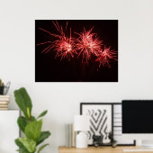 Fireworks-afdrukken Poster (Thuiskantoor)