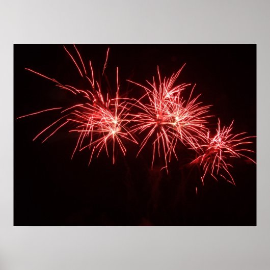 Fireworks-afdrukken Poster (Voorkant)