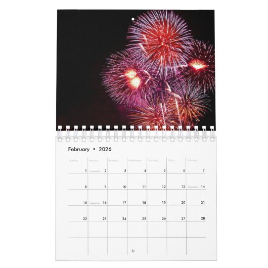 Fireworks Agenda Kalender (Feb 2026)
