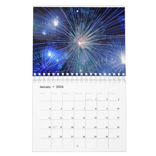 Fireworks Agenda Kalender (Jan 2026)