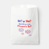 Fireworks American Gender onthulling Bedankzakje (Voorkant)