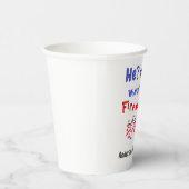 Fireworks American Gender onthulling Papieren Bekers (Rechts)