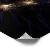 Fireworks Art: "Griffin" Originele digitale kunst Poster (Hoek)