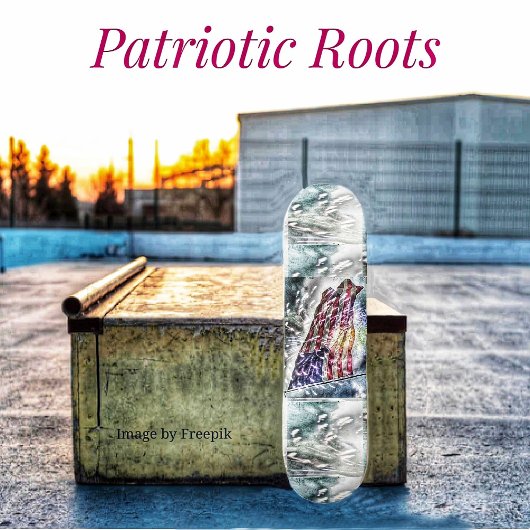 Fireworks Backdrop II Skateboard