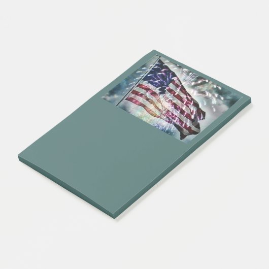 Fireworks Backdrop Post-it Notes (Schuin)