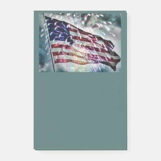 Fireworks Backdrop Post-it Notes (Voorkant)