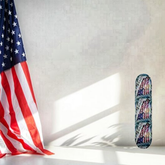 Fireworks Backdrop Skateboard