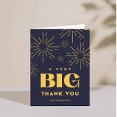 Fireworks Bedrijfsnaam Dankbaarheidskaart