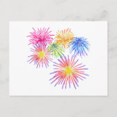 Fireworks Big Party Celebration Firecrackers Briefkaart (Voorkant)