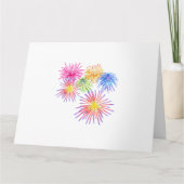 Fireworks Big Party Celebration Firecrackers Kaart (Voorkant)