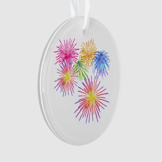 Fireworks Big Party Celebration Firecrackers Ornament (voorkant)