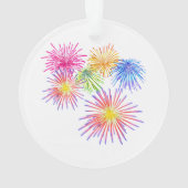 Fireworks Big Party Celebration Firecrackers Ornament (achterkant)