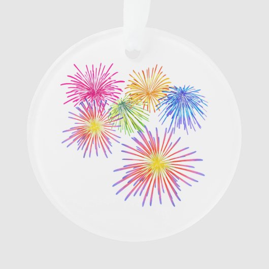 Fireworks Big Party Celebration Firecrackers Ornament (voorkant)