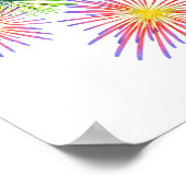 Fireworks Big Party Celebration Firecrackers Poster (Hoek)