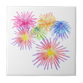 Fireworks Big Party Celebration Firecrackers Tegeltje (Voorkant)
