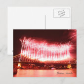 Fireworks Brisbane, Australië - Briefkaart (Voorkant / Achterkant)