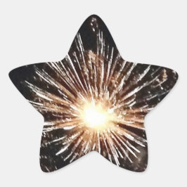Fireworks Burst Ster Sticker