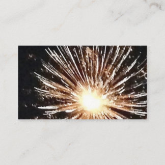 Fireworks Burst Visitekaartje