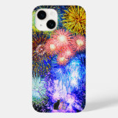 Fireworks Bursts Case-Mate iPhone Case (Achterkant)