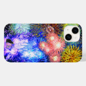 Fireworks Bursts Case-Mate iPhone Case (Achterkant (horizontaal))