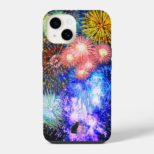 Fireworks Bursts iPhone Hoesje (Achterkant)