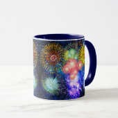 Fireworks Bursts Mok (Voorkant rechts)