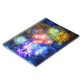 Fireworks Bursts Notitieboek (Linkerzijde)