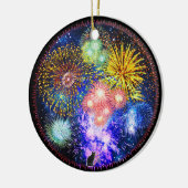 Fireworks Bursts Ornament (Links)