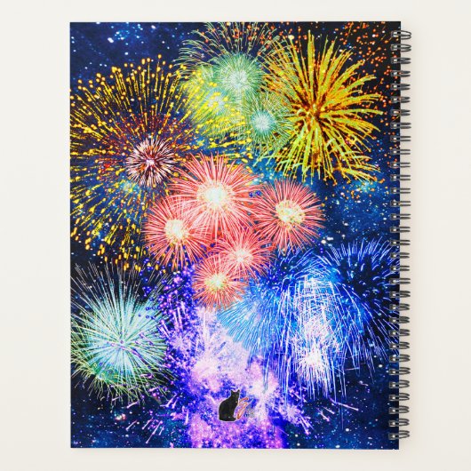 Fireworks Bursts Planner (Achterkant)