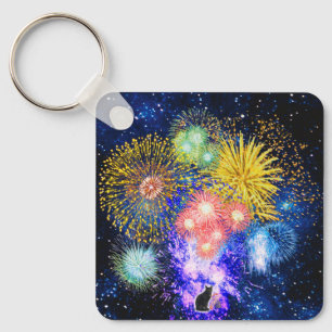 Fireworks Bursts Sleutelhanger