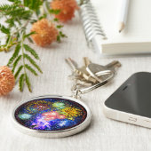 Fireworks Bursts Sleutelhanger (Zijkant)