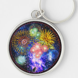 Fireworks Bursts Sleutelhanger