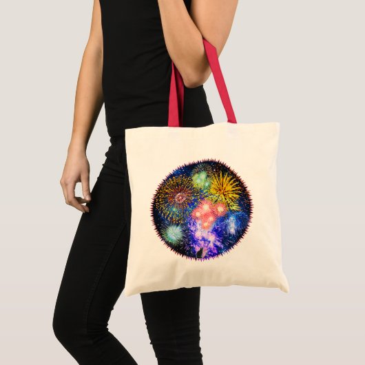 Fireworks Bursts Tote Bag (Voorkant (product))