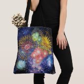 Fireworks Bursts Tote Bag (Dichtbij)