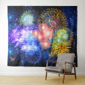 Fireworks Bursts Wandkleed (In Situ (horizontaal))