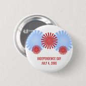 Fireworks-Button Retro Ronde Button 5,7 Cm (Voorkant /achterkant)
