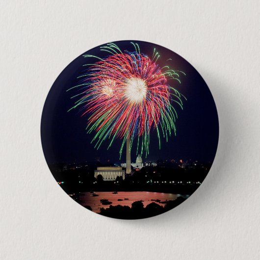 Fireworks-Button Ronde Button 5,7 Cm (Voorkant)