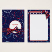 Fireworks Cadeau Label Visitekaartje (Voorkant /achterkant)