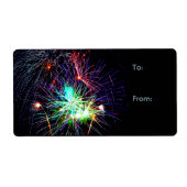 Fireworks Cadeaulabels Etiket (Voorkant)