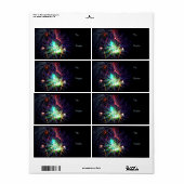 Fireworks Cadeaulabels Etiket (Full Sheet)