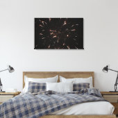 Fireworks Canvas afdrukken (Insitu (Slaapkamer))