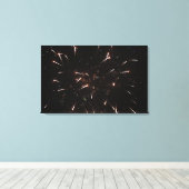 Fireworks Canvas afdrukken (Insitu (Houten vloer))