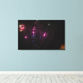 Fireworks Canvas afdrukken (Insitu (Houten vloer))