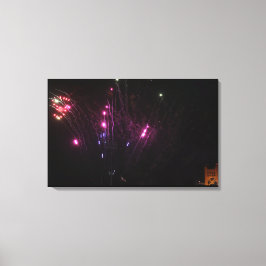 Fireworks Canvas afdrukken