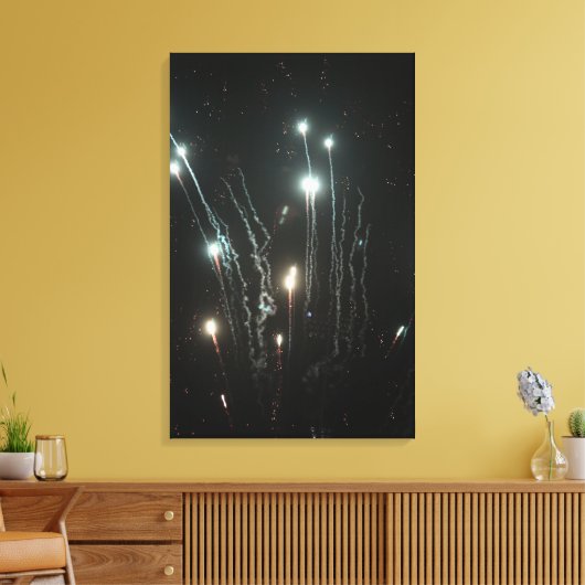 Fireworks Canvas afdrukken (Insitu (Woonkamer))